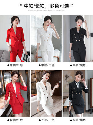 Importé - Ensemble Costume Tailleur Femme Slim Fit Premium