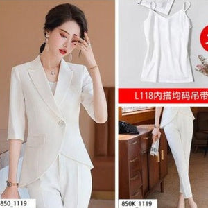 Importé - Ensemble Costume Premium Pour Femme Slim Fit