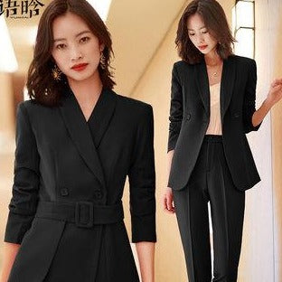 Importé - Costumes Femme Décontractées Slim A Col Tailleur Haut De Gamme