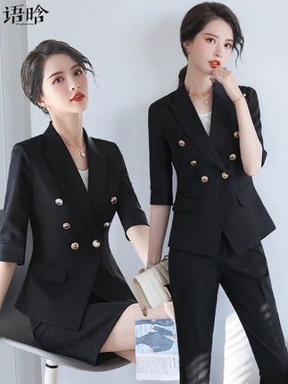 Importé - Ensemble Costume Tailleur Femme Slim Fit Premium