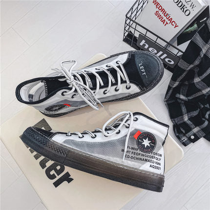 Importé - Chaussure Homme Basket Semelle Transparente
