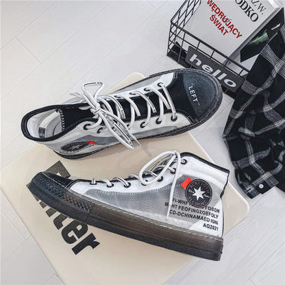 Importé - Chaussure Homme Basket Semelle Transparente