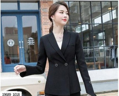 Importé - Ensemble Costume Femme Slim Haut De Gamme Bas Evasé