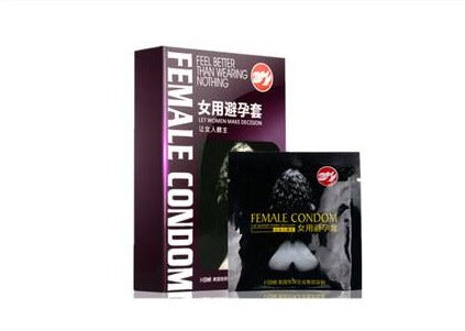 SEXTOYS Préservatifs Pour Femmes Ultra - Fin + Anneau Vibrant