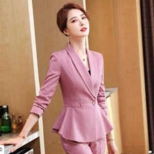 Importé - Ensemble Veste Femme Slim Haut De Gamme Tendance