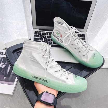 Importé - Chaussure Homme Basket Semelle Transparente