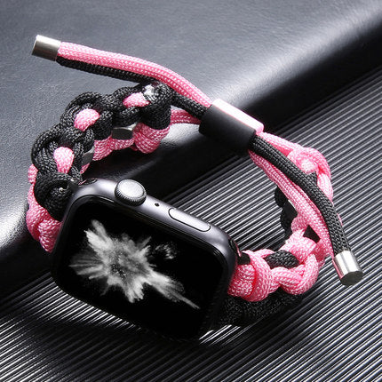 Importé - Bracelet Montre Sport Universel Apple iwatch Tressé En Nylon