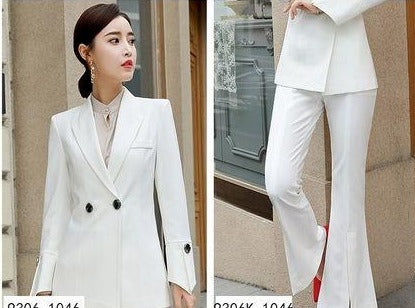 Importé - Ensemble Veste Femme Slim Haut De Gamme Avec Pantalon Gros Bas
