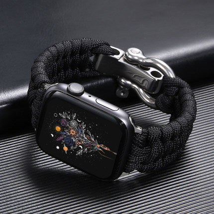Importé - Bracelet Sport Universel Apple Watch Tissé fin En Nylon