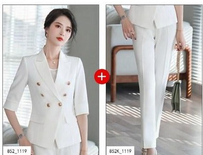Importé - Ensemble Costume Tailleur Femme Slim Fit Premium