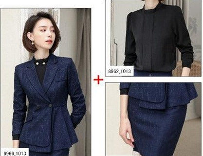 Importé - Ensemble Costume Tailleur Femme 2-3 Pièces Slim Fit Premium