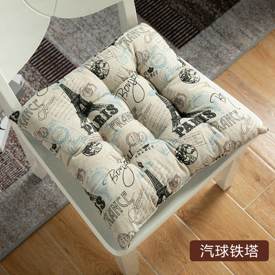 Import - Coussin d'Assise Décoratif Avec Motifs ou Uni-couleur En Coton Et Lin