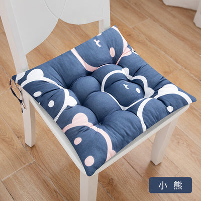 Import - Coussin d'Assise Décoratif Avec Motifs ou Uni-couleur En Coton Et Lin
