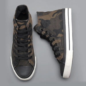 Importé - Chaussure Homme Baskets Montantes Camouflage