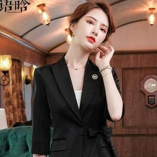 Importé - Ensemble Costume Femme 2 Pièces Slim Haut De Gamme