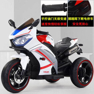 Importé - Moto Électrique A Trois Roues Pour Enfant Avec Batterie Télécommandée De 1 A 7 ans