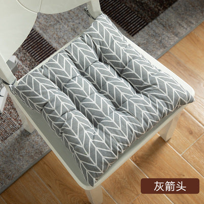 Import - Coussin d'Assise Décoratif Avec Motifs ou Uni-couleur En Coton Et Lin
