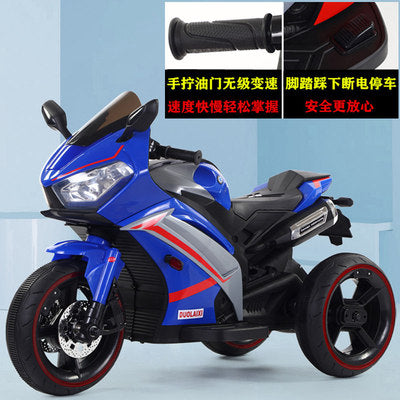 Importé - Moto Électrique A Trois Roues Pour Enfant Avec Batterie Télécommandée De 1 A 7 ans