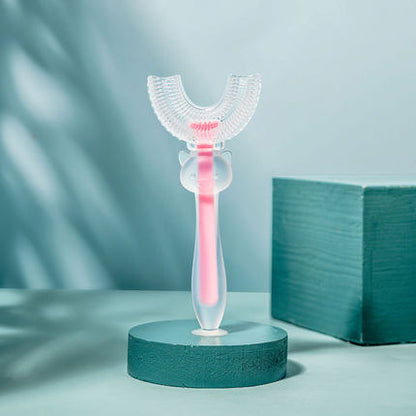 Importé - Brosse A Dents Manuelle En Forme U Pour Enfants De 1 an A 10ans En Silicone