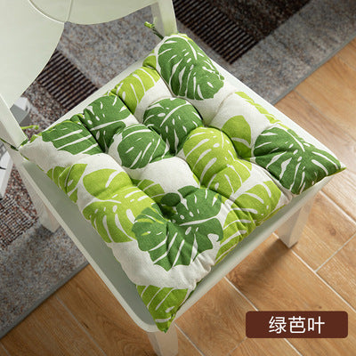 Import - Coussin d'Assise Décoratif Avec Motifs ou Uni-couleur En Coton Et Lin