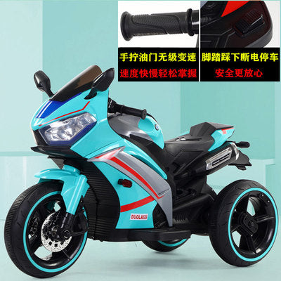 Importé - Moto Électrique A Trois Roues Pour Enfant Avec Batterie Télécommandée De 1 A 7 ans