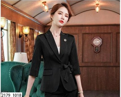 Importé - Ensemble Costume Femme 2 Pièces Slim Haut De Gamme