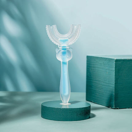 Importé - Brosse A Dents Manuelle En Forme U Pour Enfants De 1 an A 10ans En Silicone