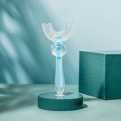 Importé - Brosse A Dents Manuelle En Forme U Pour Enfants De 1 an A 10ans En Silicone