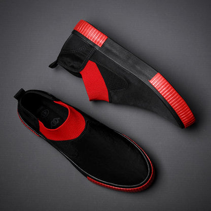 Importé - Chaussure Homme Montantes stretch Décontractées En Toile