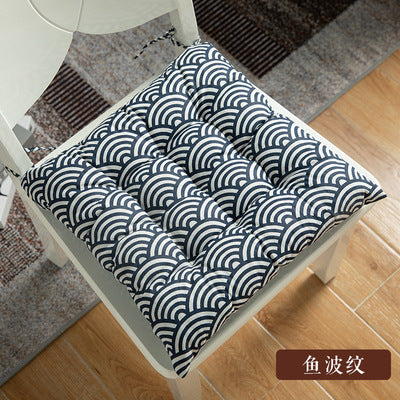 Import - Coussin d'Assise Décoratif Avec Motifs ou Uni-couleur En Coton Et Lin