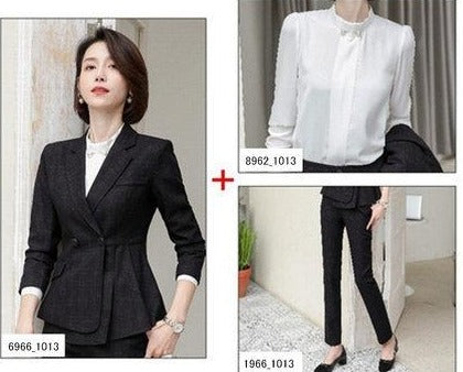 Importé - Ensemble Costume Tailleur Femme 2-3 Pièces Slim Fit Premium