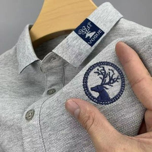 Importé - Polo Homme Brodé Manche Courte Décontracté