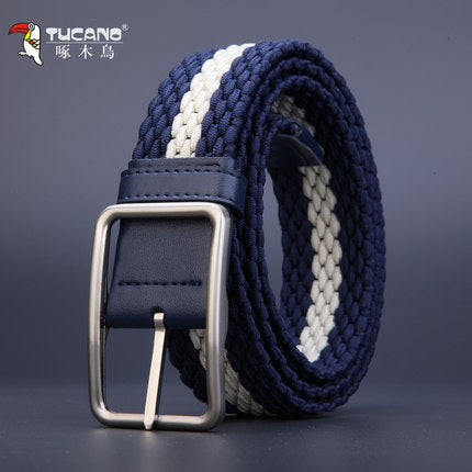 Importé - Ceinture Homme Sport Décontractée en Toile Elastique Tissée