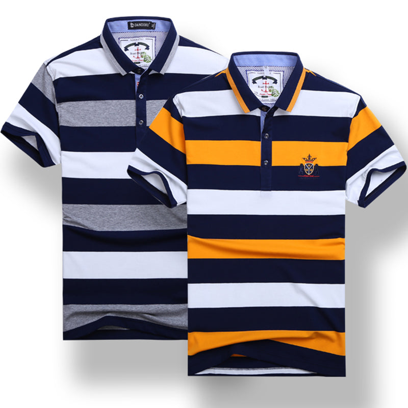 Importé - T-shirt Polo Manches Courtes En Coton De Grande Qualité Pour Hommes