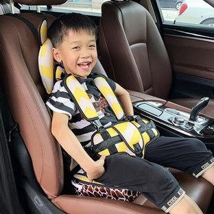 Siège de voiture pour enfants, tapis en tissu avec Base, rehausseur, ceinture  de sécurité - AliExpress