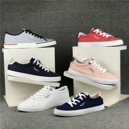 Importé - PEPE JEANS Chaussure Homme Sport Tennis en Toile