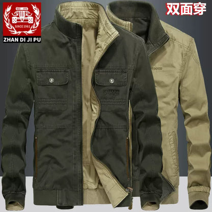 Importé - Jacket Épais Cardigan Homme à Double Faces Manches Longues