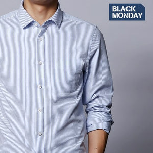 Importé - Chemise Black-Monday Pur Coton Homme ML