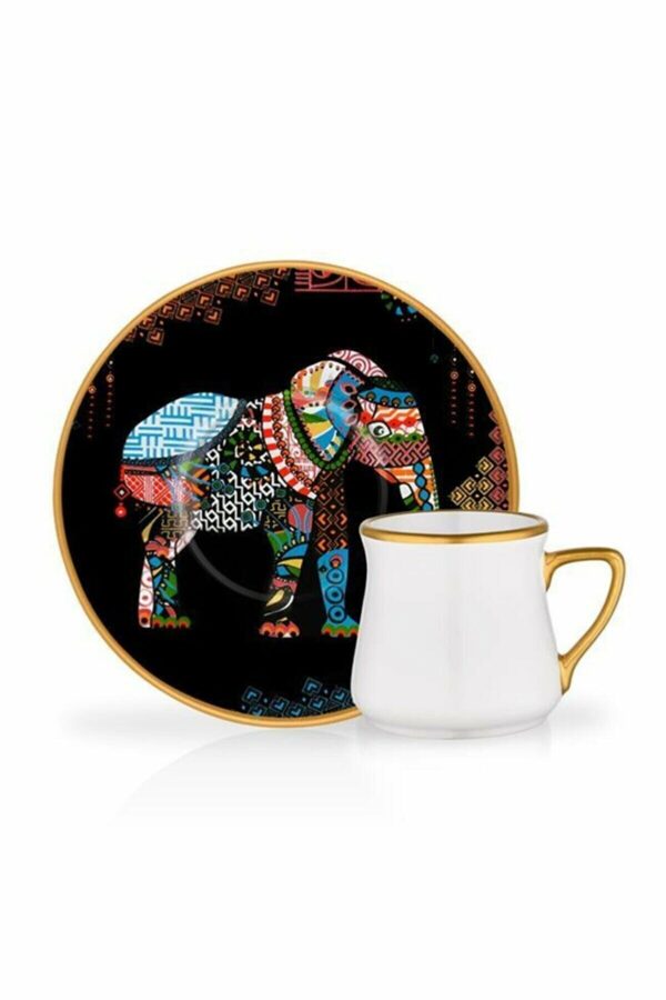 SERVICE A CAFE-12PCS- GLORE ELEPHANT NOIR