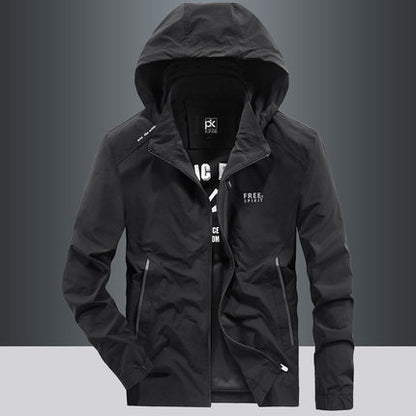 Importé - Nouveauté Pull-over A Capuche Slim Homme  Haut De Gamme Col Montant