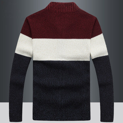 Importé -  Cardigan Pull Décontractée Homme En velours Tricoté