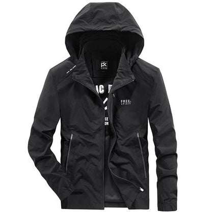 Importé - Nouveauté Pull-over A Capuche Slim Homme  Haut De Gamme Col Montant