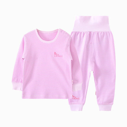 Importé - Ensemble Pijama à Rayures 100% Coton Bébé 0 à 3mois