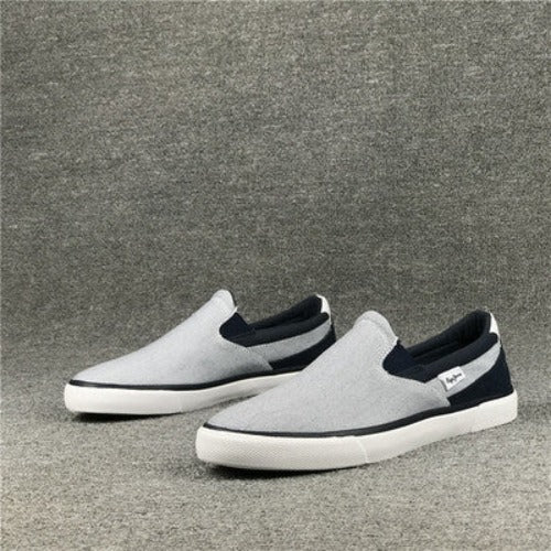 Importé - PEPE JEANS Chaussure Homme Sport Tennis en Toile