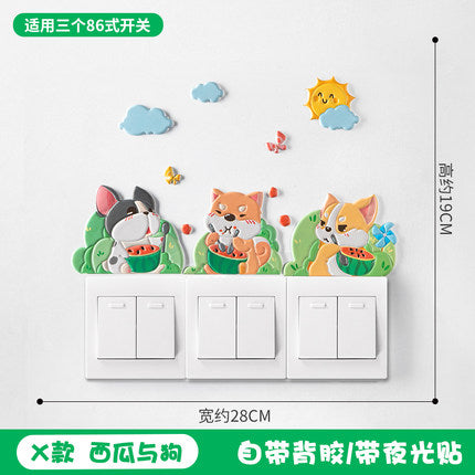 Importé -  Autocollant Mural décoratif en 3D Bébé/Enfant