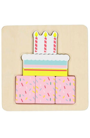 Importé - PUZZLE EN BOIS / GATEAU