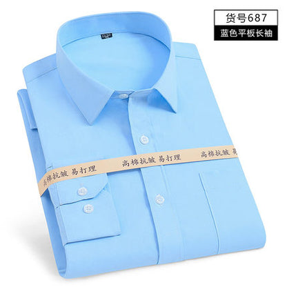Importé - Chemise Homme à Cravate Manches Longues