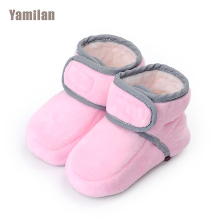 Importé - Chaussons Bébé/Enfants en Tissu Antidérapant 0-1 Ans