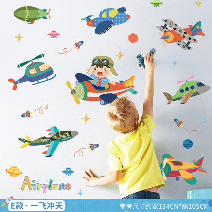 Importé - Décoration Murale de L'espace Astronaute Bébé/Enfant