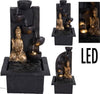 Fontaine Décorative Lumineuse a Led Deco Bouddha en Polystone